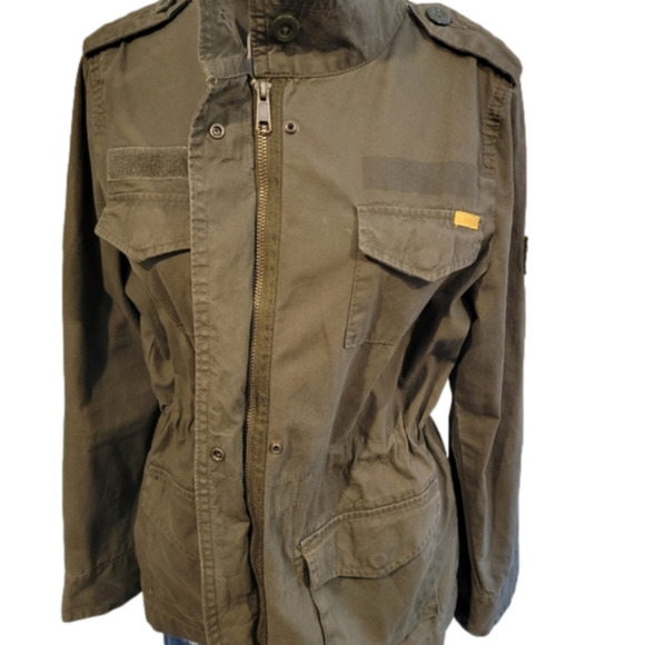 OLD Navy Military Field Style Army Green Jacket Size S - Picture 9 of 16